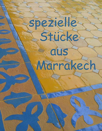 Spezialanfertigungen Mosaiktische Marrakech Marokko