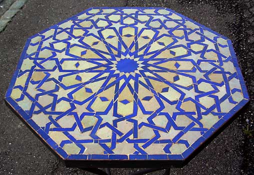 8er Sternentisch Mosaik marrakech Marokko 80/80cm