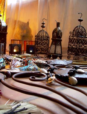 orientalisches Dekor Handarbeit  aus Marrakech Marokko