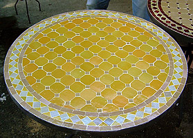 Mosaiktische AL Chaima aus Marrakech